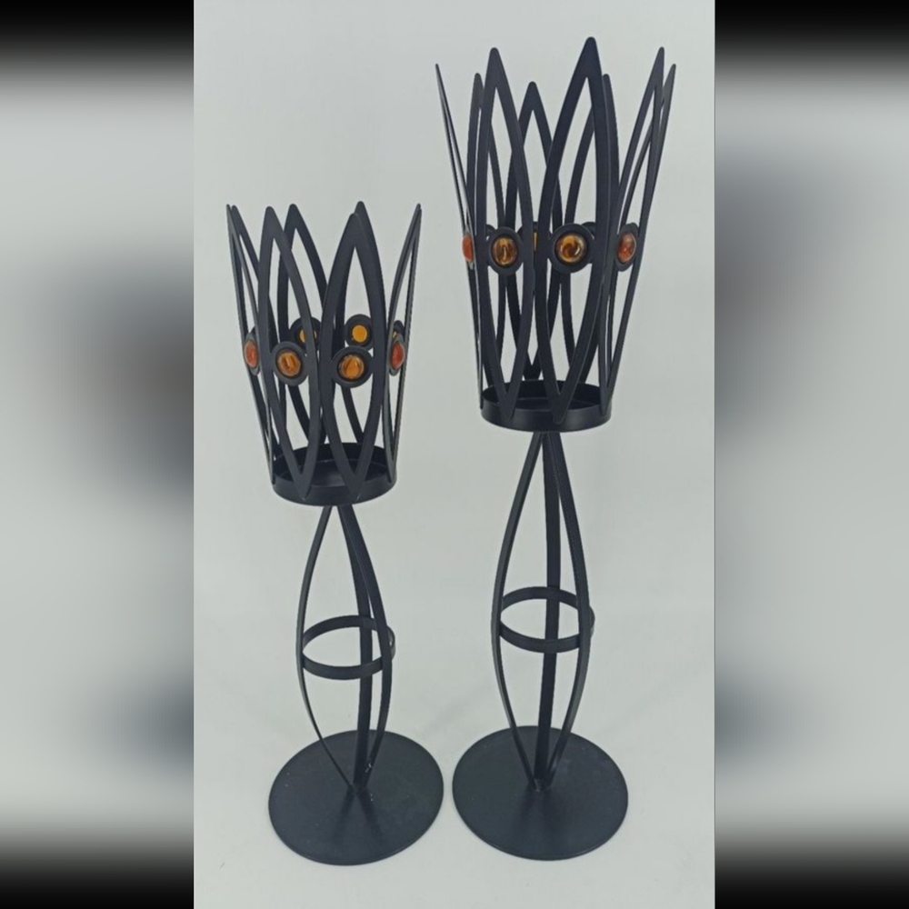 Set of PartyLite Abura Pillar Holders